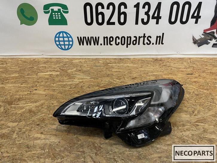 OPEL CORSA E XENON LED KOPLAMP LINKS 1EF011830 COMPLEET, Autos : Pièces & Accessoires, Éclairage, Opel, Utilisé, Enlèvement ou Envoi