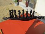 Afrikaanse ebbenhouten boot in draakvorm van 90 cm lang, Ophalen, Houtsnijwerk, Handgemaakt, Zeeleven