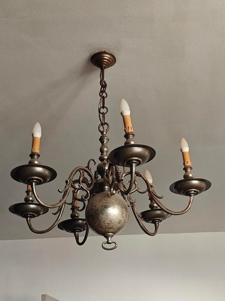 Luster verzilverd/tin, Ophalen