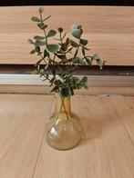 10 kleine vaasjes. Incl. kunstbloemen, Ophalen