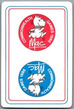 speelkaart - LK14113 - Mac - Commeonwealth games 1986, Verzamelen, Speelkaarten, Jokers en Kwartetten, Verzenden, Zo goed als nieuw