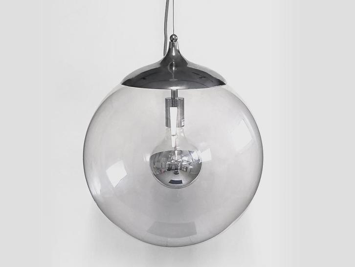 hanglamp Lucide "Manta", Huis en Inrichting, Lampen | Hanglampen, Gebruikt, Glas, Metaal, Ophalen