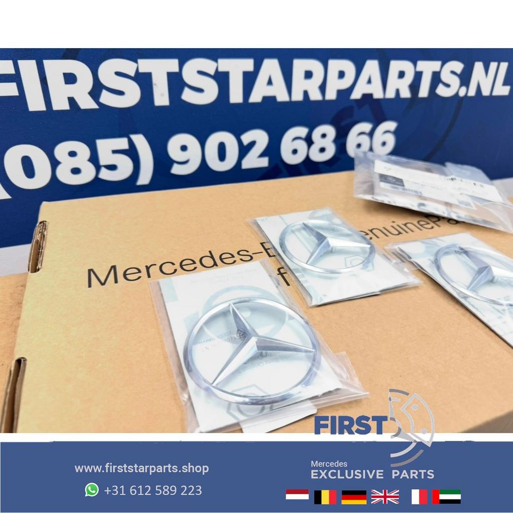 W177 A KLASSE STER Kofferbak LOGO achterklep EMBLEEM CHROOM, Utilisé, -, -, Enlèvement ou Envoi