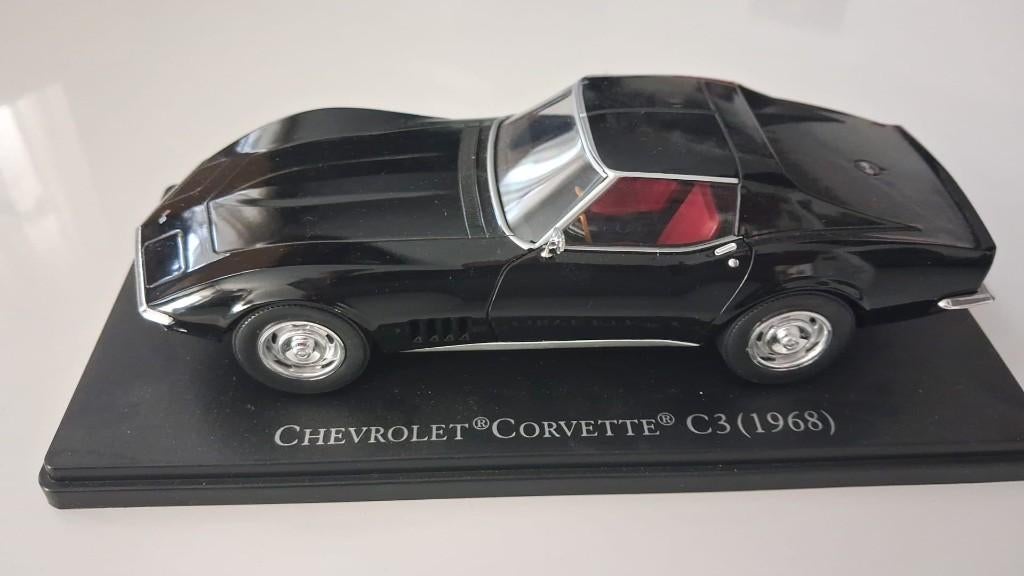 CHEVROLET CORVETTE C3 (1968) DIECAST 1:24, Ophalen of Verzenden