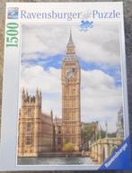 ravensburger puzzel 1500 stukjes grappige kat op de big ben, Ophalen of Verzenden, Nieuw