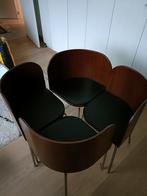 vintage stoelen, Huis en Inrichting, Stoelen, Ophalen, Gebruikt, Bruin, Vintage