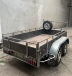 Te koop: dubbelasser aanhangwagen, Ophalen, Zo goed als nieuw