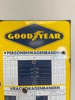 GoodYear banden emaille reclamebord, Verzamelen, Reclamebord, Gebruikt, Ophalen of Verzenden