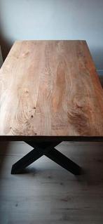 Eettafel mangohout 100 x 180, Huis en Inrichting, Ophalen, Zo goed als nieuw