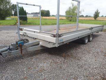 remorque plateau 6m x 2.2m beschikbaar voor biedingen