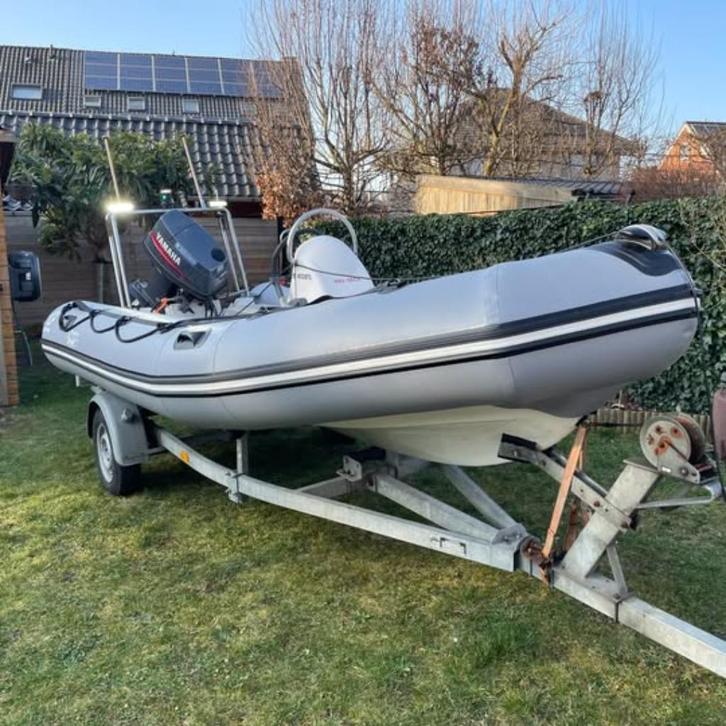 Zodiac Pro 470 van 1999 - 40PK Yamaha, Watersport en Boten, Rubberboten, Gebruikt, Yamaha, Overige materialen, Minder dan 70 pk