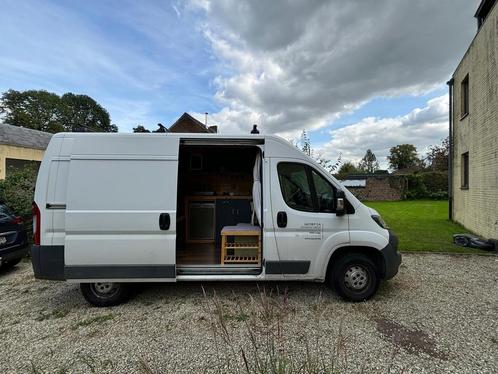 A VENDRE - Van aménagé Peugeot Boxer 2016, Caravanes & Camping, Camping-cars, Particulier, jusqu'à 2, Diesel, Enlèvement