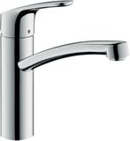 keukenkraan lage druk hansgrohe focus M41 160 1jet, Ophalen, Zo goed als nieuw, Chroom, Kraan
