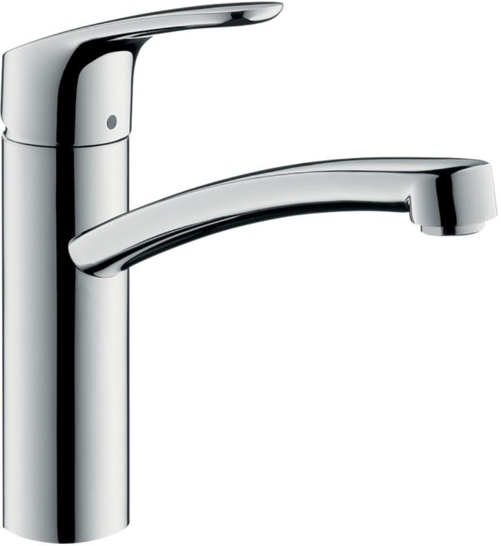 keukenkraan lage druk hansgrohe focus M41 160 1jet, Doe-het-zelf en Bouw, Sanitair, Zo goed als nieuw, Kraan, Chroom, Ophalen