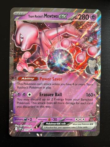 Team Rocket’s Mewtwo EX SVP 205  beschikbaar voor biedingen