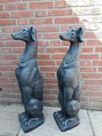 2 statige honden beelden windhond whippet greyhound, Jardin & Terrasse, Statues de jardin, Enlèvement, Neuf, Béton