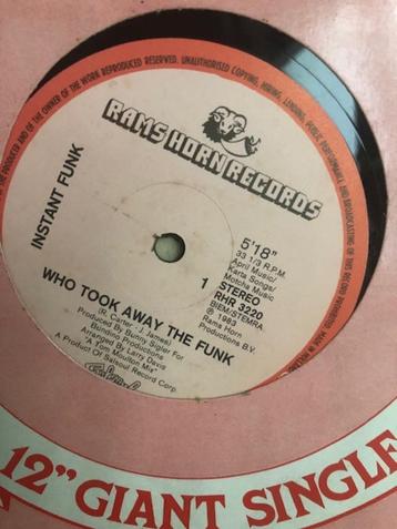 maxi en vinyle Instant Funck Who took away the funk, CD & DVD, Enlèvement ou Envoi