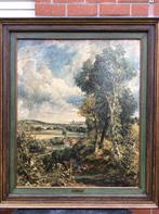 Groot olieverfschilderij 114 cm x 99 cm ONBERISPELIJK, Ophalen