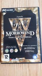 Morrowind + Bloodmoon + Tribunal, Games en Spelcomputers, Games | Pc, 1 speler, Ophalen of Verzenden, Zo goed als nieuw, Role Playing Game (Rpg)