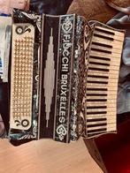 Ficchi Bruxelles accordeon te koop – klassiek instrument, Muziek en Instrumenten, Accordeons, Gebruikt, Toetsaccordeon, Met riemen