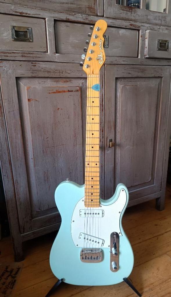 G&L ASAT Special Surf Green (Tribute Series), Muziek en Instrumenten, Snaarinstrumenten | Gitaren | Elektrisch, Gebruikt, Solid body