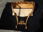 consoletafeltje Louis XV stijl met marmeren blad, Antiek en Kunst, Ophalen