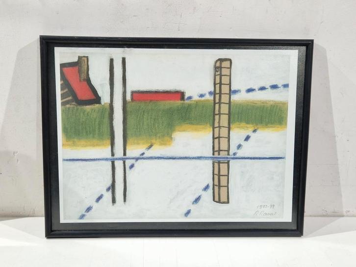 Roger Raveel , Uitgave 2003 door De Standaard , genummerd, Antiek en Kunst, Kunst | Litho's en Zeefdrukken, Ophalen of Verzenden