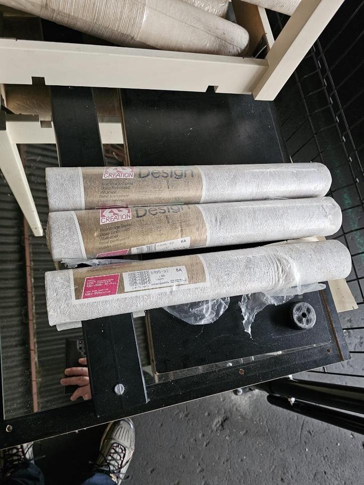 Grote partij vintage behang — meer dan 160 rollen, Huis en Inrichting, Stoffering | Behang, 75 m² of meer, Verzenden