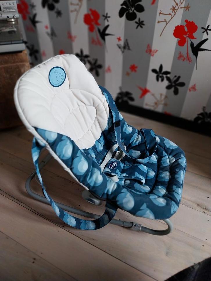 Relax bebe Chicco évolutif, Enfants & Bébés, Relax bébé, Comme neuf, Chicco, Avec ceinture(s), Enlèvement