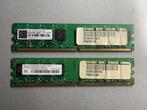 2 X 2 GB DDR2-RAM, 2 GB, Comme neuf, 800Mhz, Desktop
