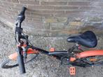 Oranje b-twin fiets, Fietsen en Brommers, Ophalen, Staal, B-Twin, Zo goed als nieuw