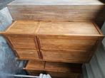 Teak Kleerkast, Huis en Inrichting, Ophalen, 200 cm of meer, Teakhout, Met hangruimte