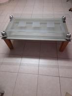 Table en verre longueur 120cm et largeur 64cm, Comme neuf, 100 à 150 cm, 50 à 100 cm