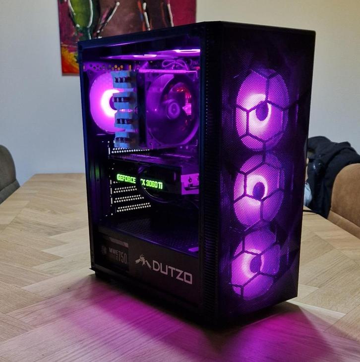 Snelle RGB Gaming PC // RTX 3060 TI // i7, Computers en Software, Desktop Pc's, Zo goed als nieuw, 4 Ghz of meer, HDD, SSD, 16 GB