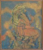 Georges Wilmaers (1900-1996): Zittende vrouw (O/D, 39x47cm), Ophalen of Verzenden