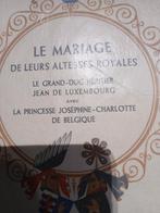 Le Mariage royales grand-duc Heritier j.De Luxembourg / char, Verzamelen, Ophalen of Verzenden