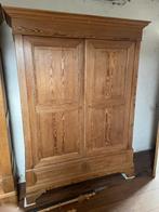 Garde robe en pitchpin, très bon état, style Louis Philippe, Antiquités & Art, Enlèvement