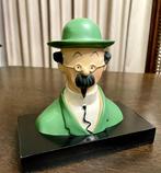 Buste Tournesol chapeau sur socle Leblon Delienne Tintin, Enlèvement ou Envoi, Utilisé