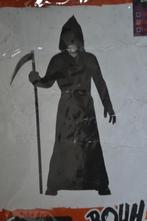 Costume maître de la mort - 128 cm (7/9ans), Enlèvement ou Envoi, Utilisé, 122 à 128, Garçon ou Fille