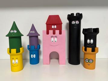Château des Barbapapa - Marque Plastoy 9 pièces beschikbaar voor biedingen