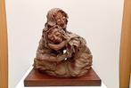 terracotta beeld D POLLET kunstwerk, Ophalen