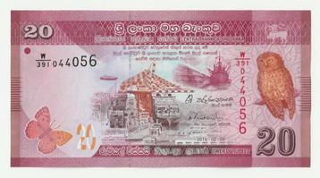 Sri Lanka bankbiljet 20 Rupees 2015 UNC beschikbaar voor biedingen