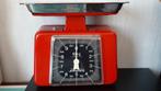 Vintage weegschaal rood, Elektronische apparatuur, Ophalen of Verzenden, Gebruikt
