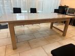 Tafel vol hout wit geglazuurd eiken, Enlèvement ou Envoi, Comme neuf