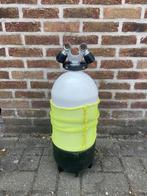 10l duikfles met dubbele kraan, Watersport en Boten, Duiken, Ophalen, Zo goed als nieuw, Duikfles