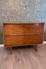 Vintage dekenkist/speelgoedkist, Huis en Inrichting, Kasten | Dressoirs, Ophalen, Gebruikt, Overige houtsoorten, Mid Century