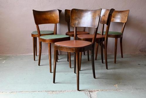 Lot de 6 chaises bistrot Baumann vintage Paris Art Déco, Antiek en Kunst, Antiek | Meubels | Stoelen en Sofa's, Ophalen