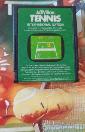 Atari VCS 2600 Tennis Activision, Consoles de jeu & Jeux vidéo, Enlèvement ou Envoi, Utilisé