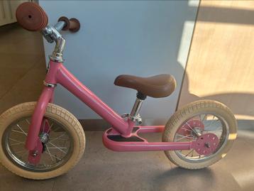 Trybike - Roze loopfiets, Kinderen en Baby's, Speelgoed | Buiten | Voertuigen en Loopfietsen, Ophalen, Zo goed als nieuw, Loopfiets