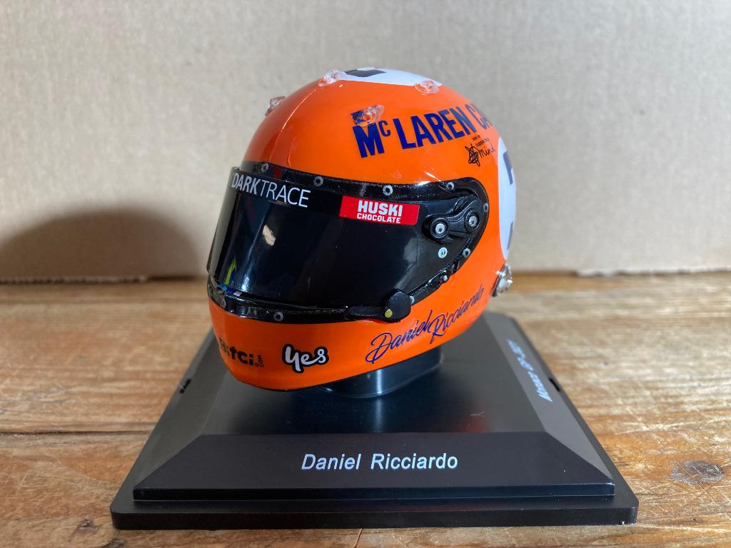 Daniël Ricciardo Monaco 2021 helm 1:5 Spark Mclaren F1 1/5, Ophalen of Verzenden, Nieuw, Formule 1